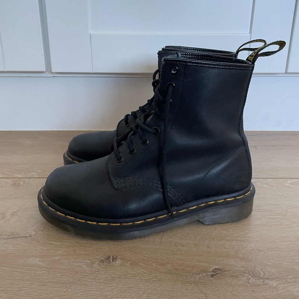 1460 NAPPA LEATHER LACE UP BOOTS